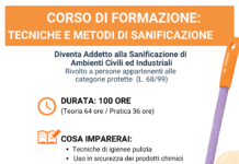 Formazione e Inclusione: al via a Novembre il corso gratuito in “Tecniche di Sanificazione” per le categorie protette (L.68/99)
