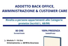 Costruisci il tuo futuro in ufficio: al via il nuovo corso per Addetto Back Office, Amministrazione & Customer Care (L. 68/99)
